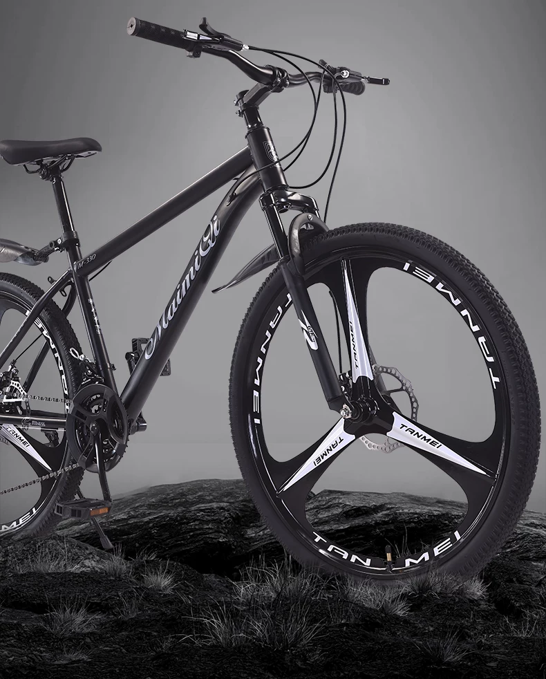 Mountain bike, adult lightweight, shock-absorbing, off-road, unisex, student dual disc brake, commuting bike