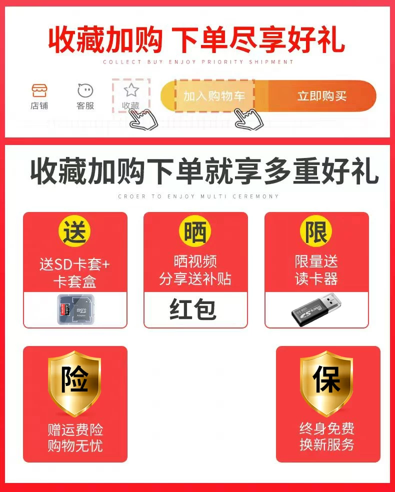 高速内存卡512G行车记录仪专用SD卡256G摄像监控通用手机tf卡128G
