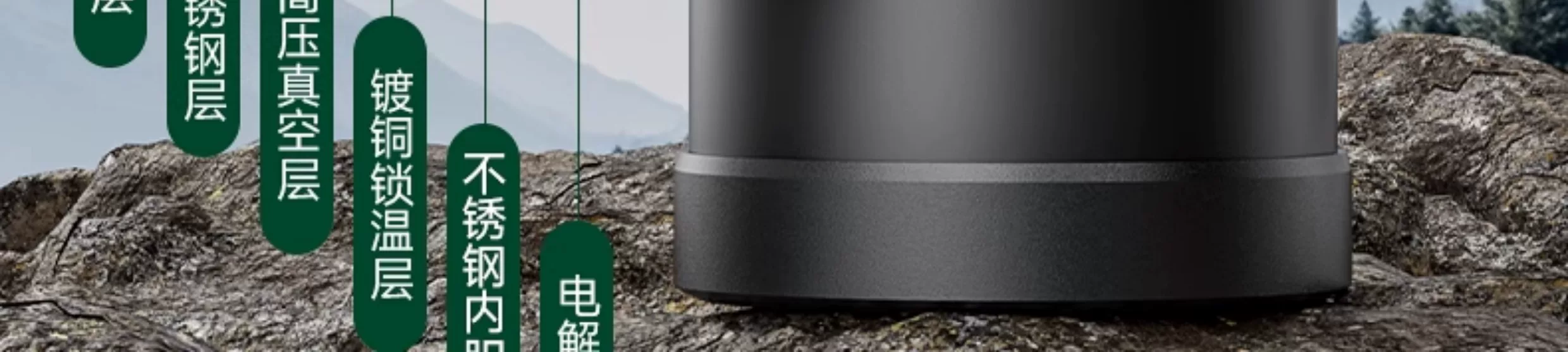 Insulated kettle with large capacity and cold insulation, large outdoor car water cup, long-lasting warm bottle for outdoor travel, new type of cold water kettle