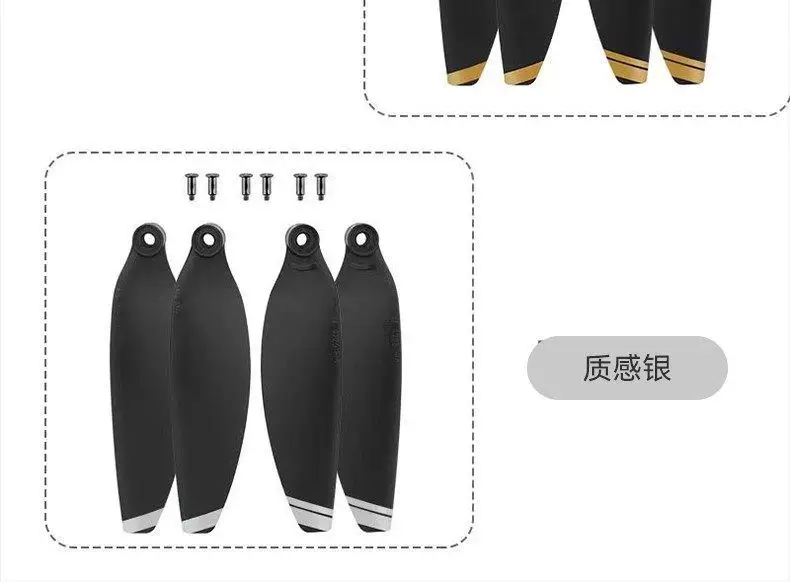 Suitable for DJI Mini 2/2SE/4K propeller, low-noise wing propeller, drone blade accessories