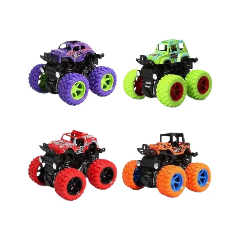 Inertial off-road vehicle toy super drop resistant climbing car model, nostalgic four-wheel drive toy car, like a real drop resistant car