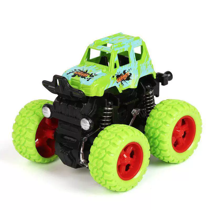 Inertial off-road vehicle toy super drop resistant climbing car model, nostalgic four-wheel drive toy car, like a real drop resistant car