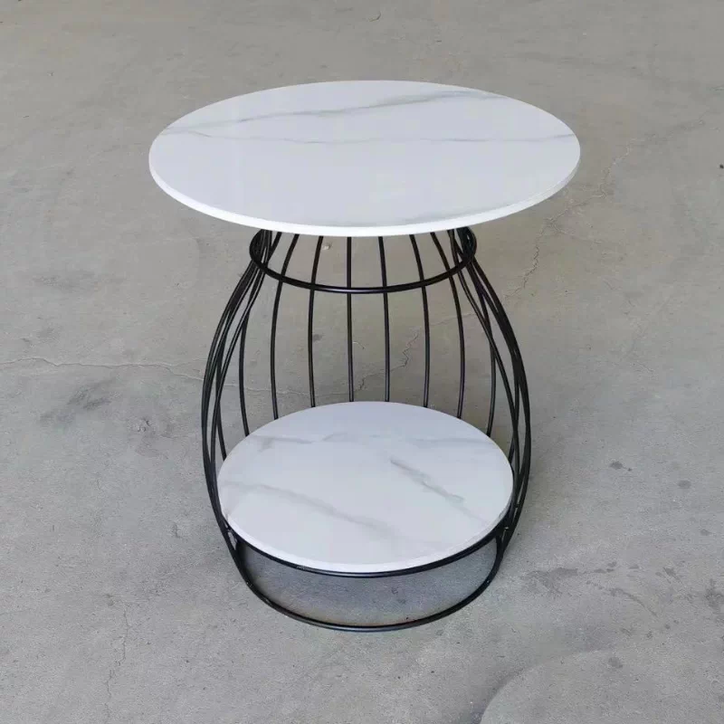 Nordic Leisure Living Room Fabric Sofa Tea Table Internet Celebrity Bedroom Balcony Single Leisure Chair Iron Art Lazy Sofa Chair