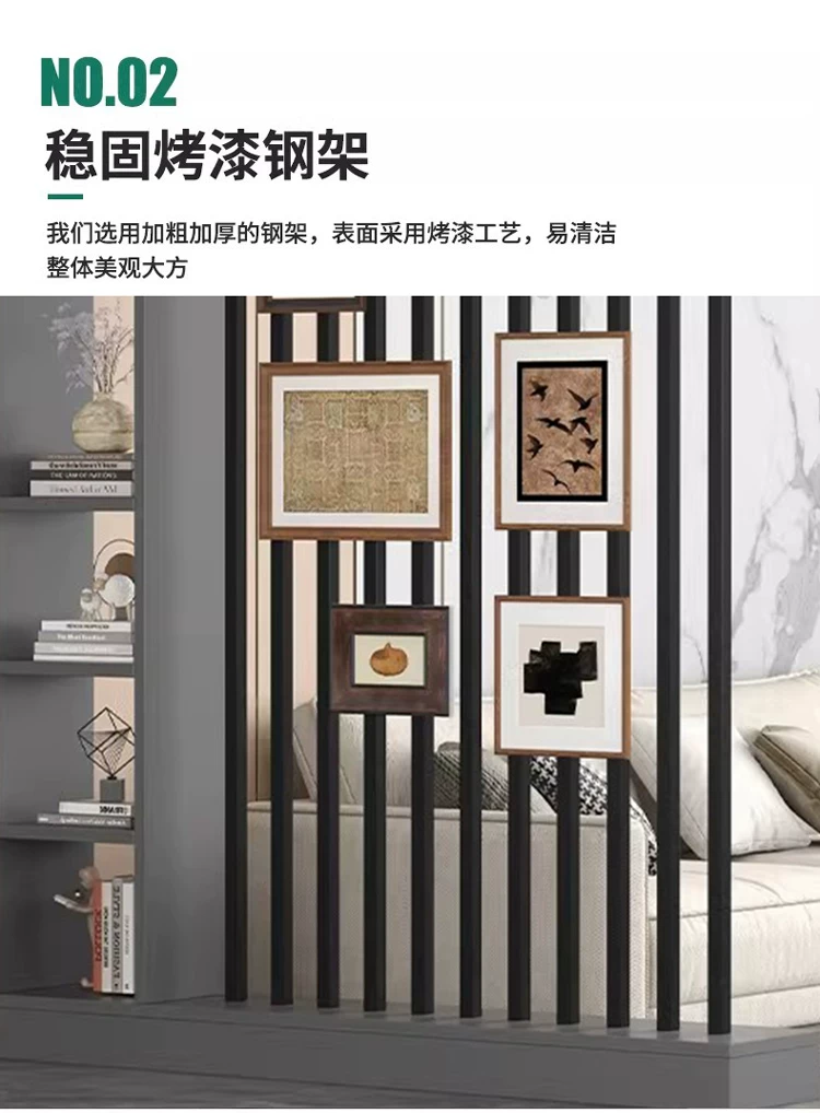 Floor to ceiling screen partition, foyer cabinet, living room, new home style, creative Chinese style, front door decoration, screen cabinet