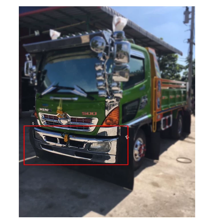 Применимо к правым грузовикам Hino500 Sunfield Modified Elecloplating Bumper ширину и узкое тело вверх и вниз по окрестностям