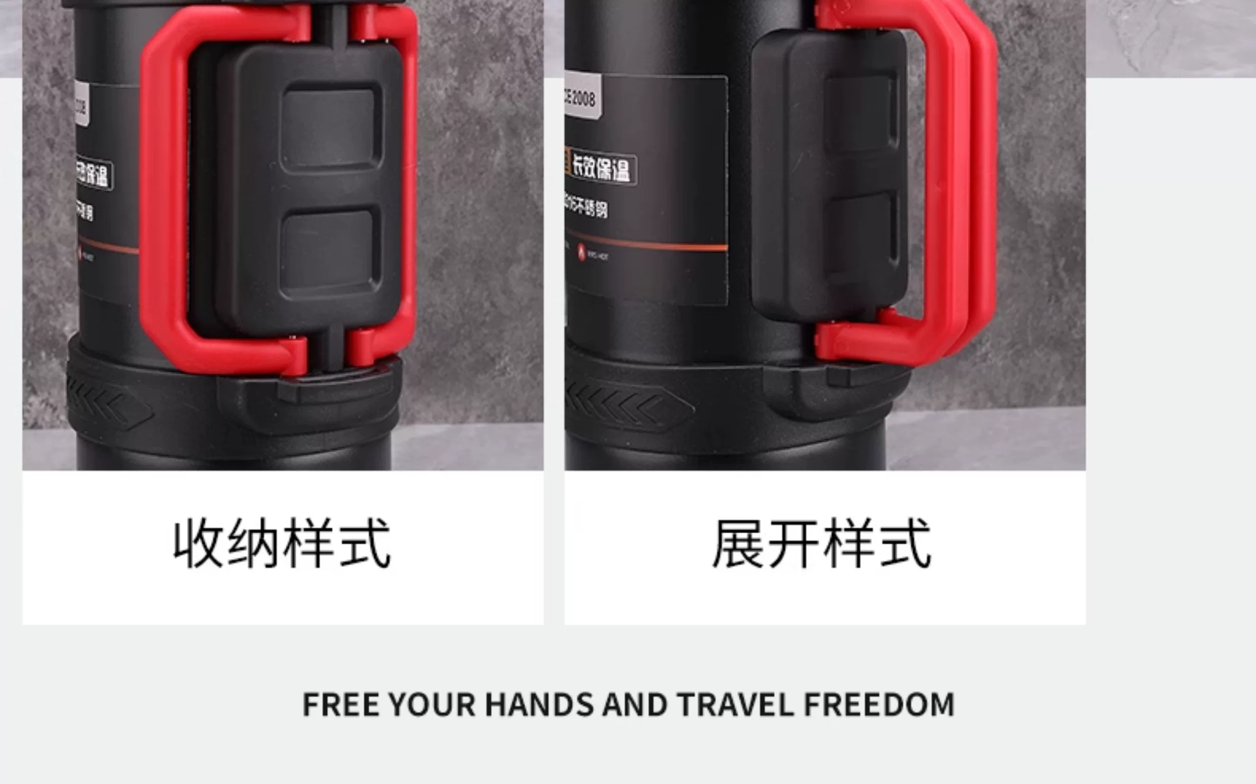 Insulated cup with a large capacity of 5000ml, portable outdoor household hot water bottle, authentic kettle, car water cup