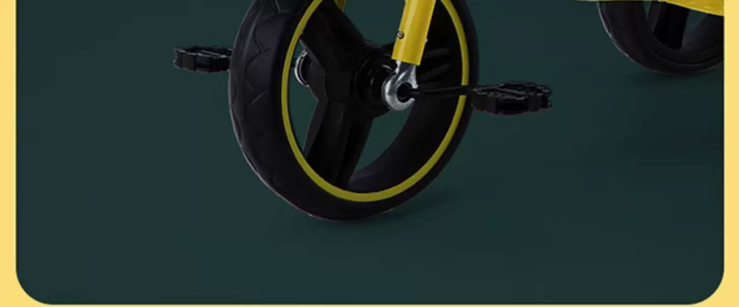 Children's tricycles, 2-3-4-5-6 years old, baby with enlarged rear bucket music, pedal bicycles