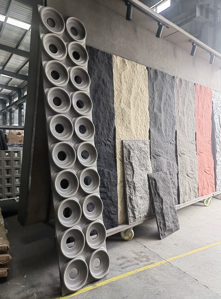 Lightweight hollow brick, PU cement component brick, nine grid art decoration wall, internet famous partition background, hollow porous brick