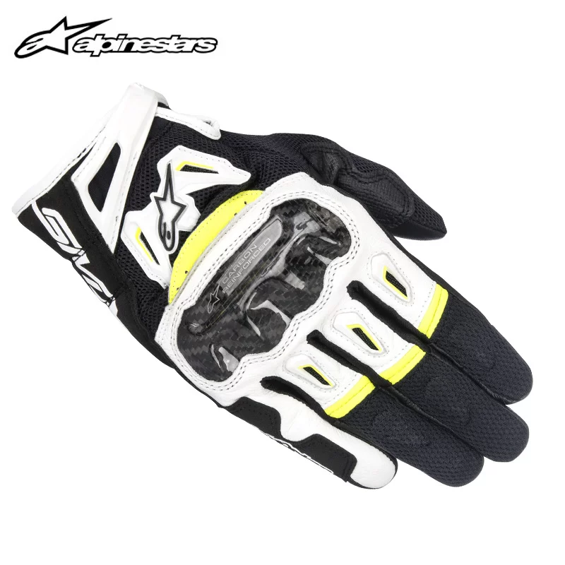 Alpha Alpine motorcycle gloves for summer motorcycle riding, carbon fiber anti fall gloves for men SMX-2 V2
