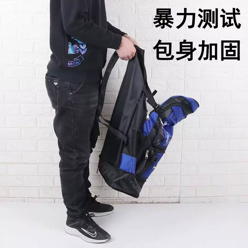 100 liter outdoor hiking bag for men, large capacity farmer's work backpack, sturdy and durable luggage bag, waterproof backpack