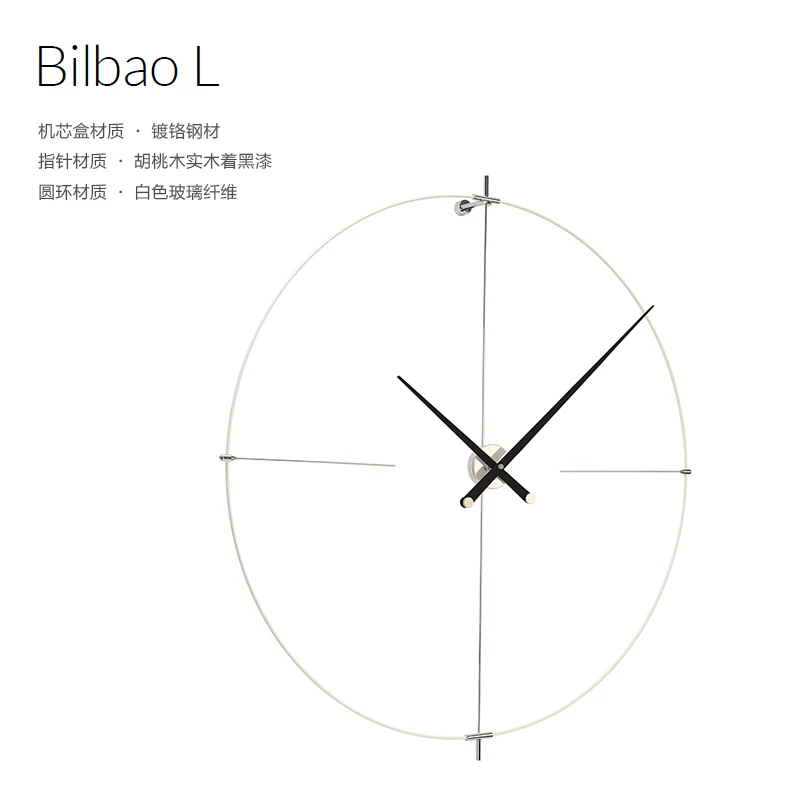 Nomon Bilbao Hanging Bell Wall Clock Clock Dofa Фоно -стены часы украшения и простая домашняя таблица 2023