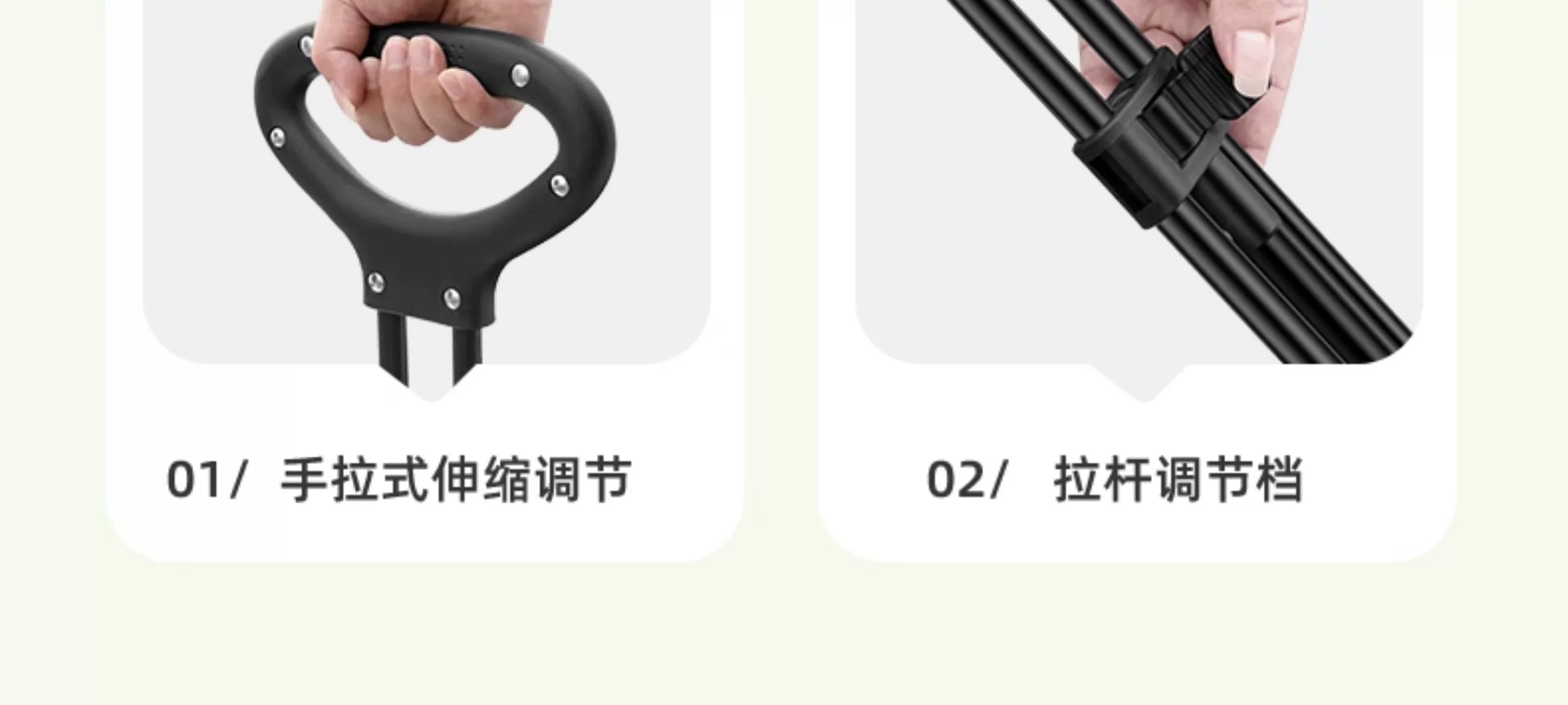 Foldable camping cart, outdoor oversized load-bearing camping handcart, thickened silent wheels, portable stall cart