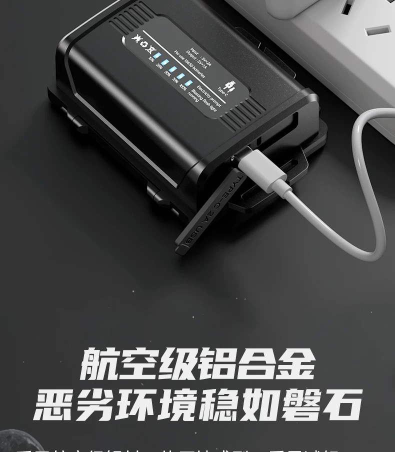 Mingjiu headlamp 2026 new strong light ultra bright head mounted outdoor hiking and fishing sensing ultra long endurance lighting lamp