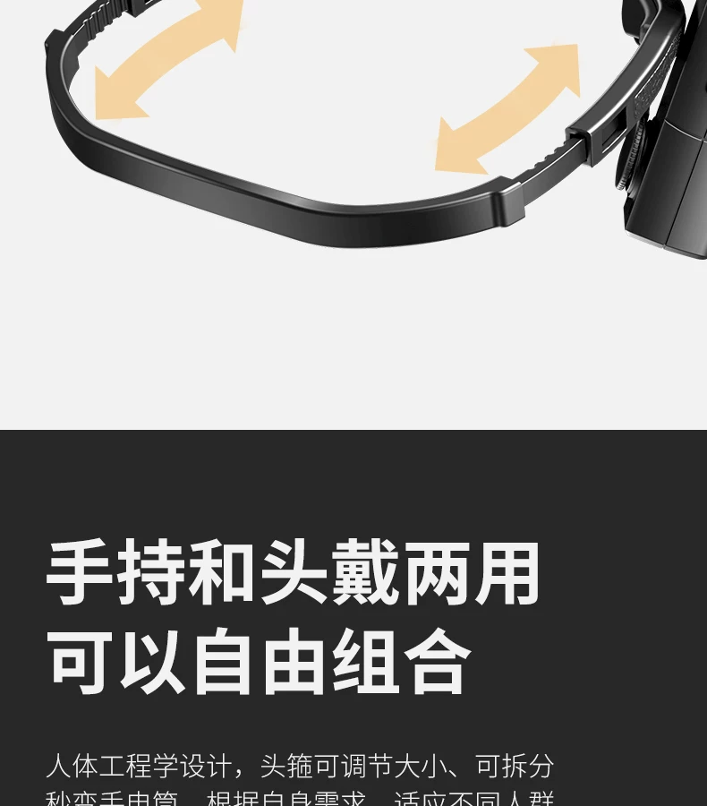 Mingjiu 2025 New Headlights with Strong Light Charging and Ultra Bright Night Fishing Special Outdoor Mountaineering Ear Head Mounted Lighting