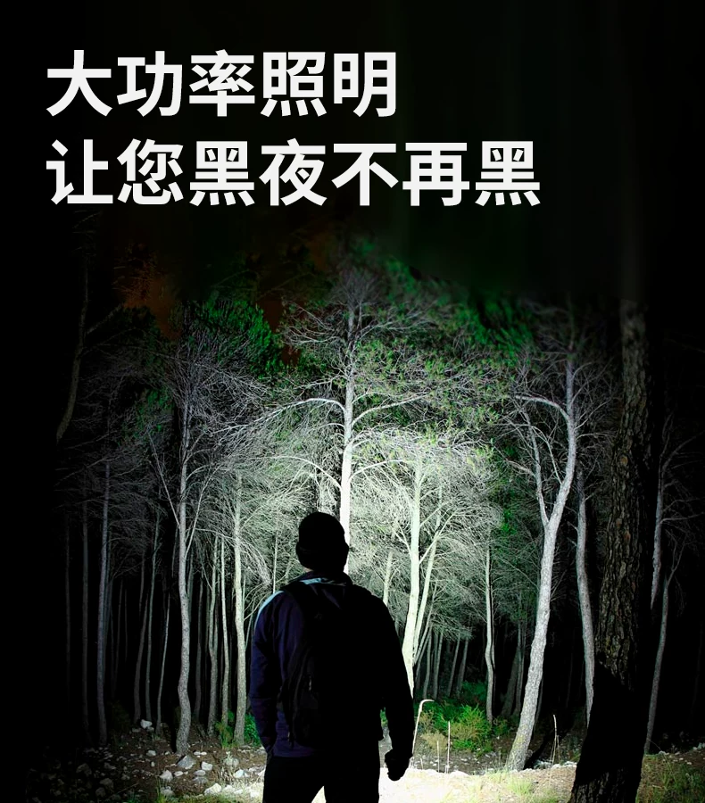 Mingjiu 2025 New Headlights with Strong Light Charging and Ultra Bright Night Fishing Special Outdoor Mountaineering Ear Head Mounted Lighting