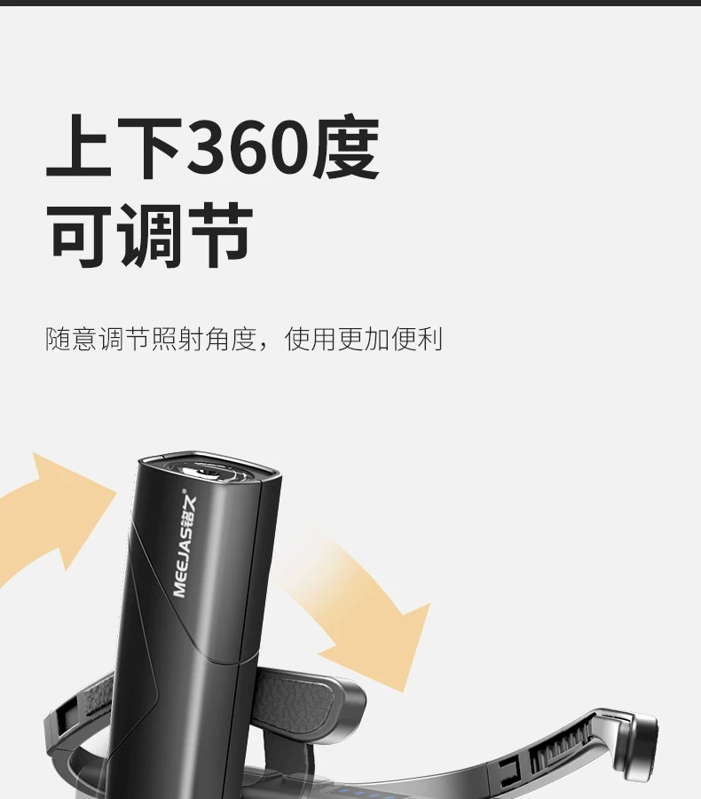 Mingjiu 2025 New Headlights with Strong Light Charging and Ultra Bright Night Fishing Special Outdoor Mountaineering Ear Head Mounted Lighting