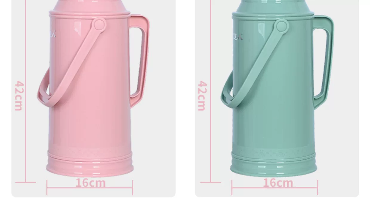 3.2L old-fashioned hot water bottle, household heater, student dormitory insulation, water bottle shell, large capacity glass tea bottle