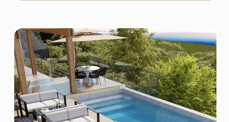 Outdoor Sofa, Courtyard Garden, Outdoor Aluminum Alloy Outdoor Tea Table Combination, Balcony, Leisure, Waterproof, Sunscreen, Rattan Weaving
