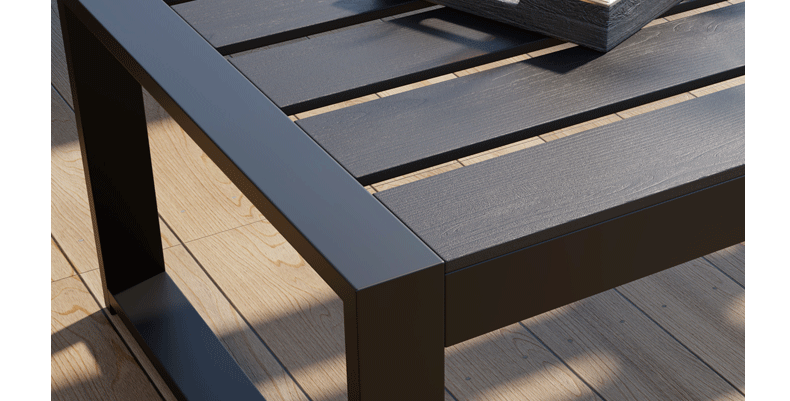Outdoor Sofa, Courtyard Garden, Outdoor Aluminum Alloy Outdoor Tea Table Combination, Balcony, Leisure, Waterproof, Sunscreen, Rattan Weaving