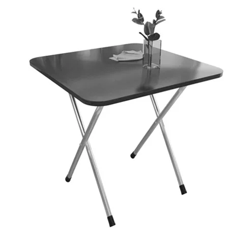 Folding table, square table, simple portable outdoor stall table, simple dining table, rectangular dining table for home use, small size
