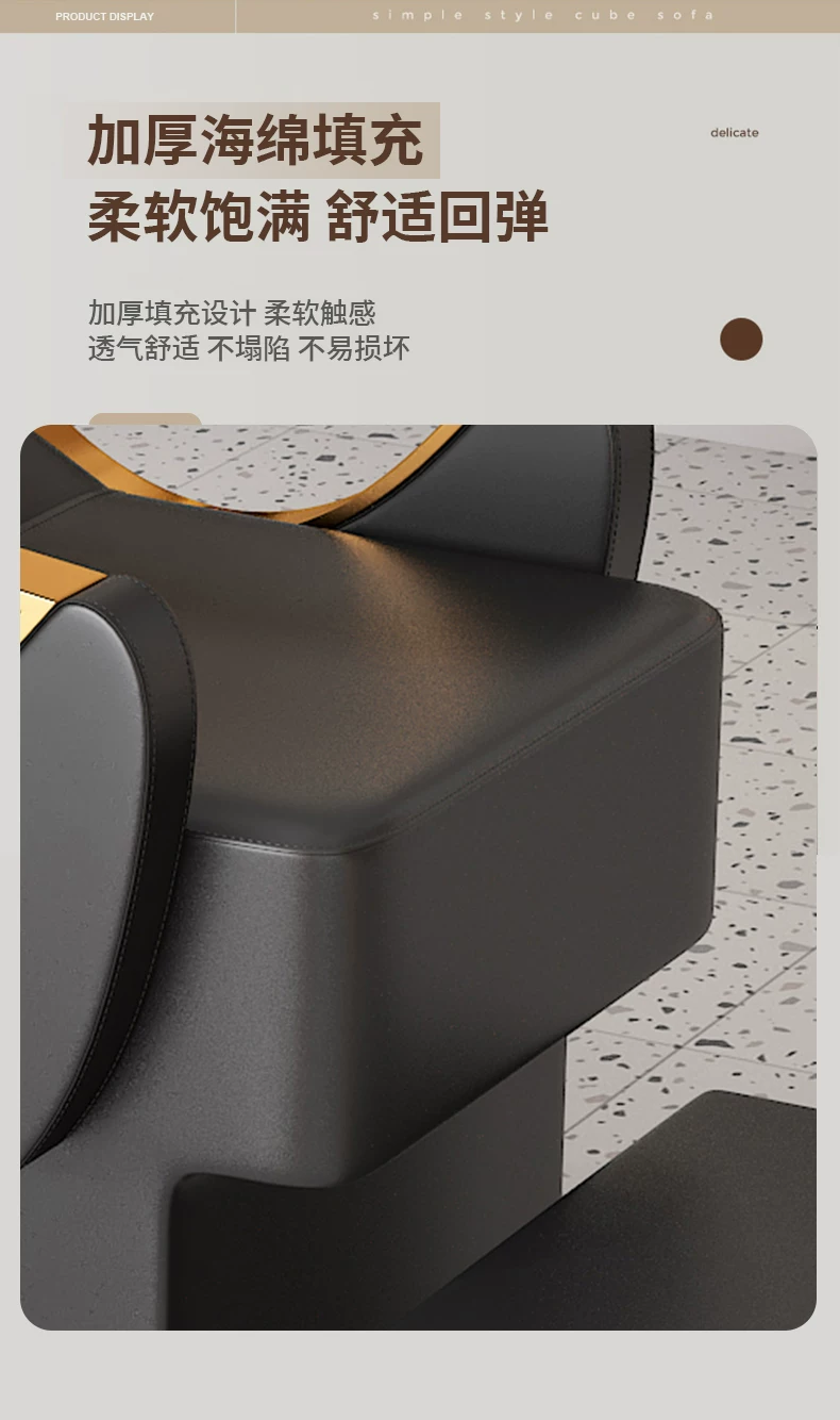 Free shipping hair salon special flushing bed manufacturer direct sales hair salon shampoo bed new semi lying shampoo bed