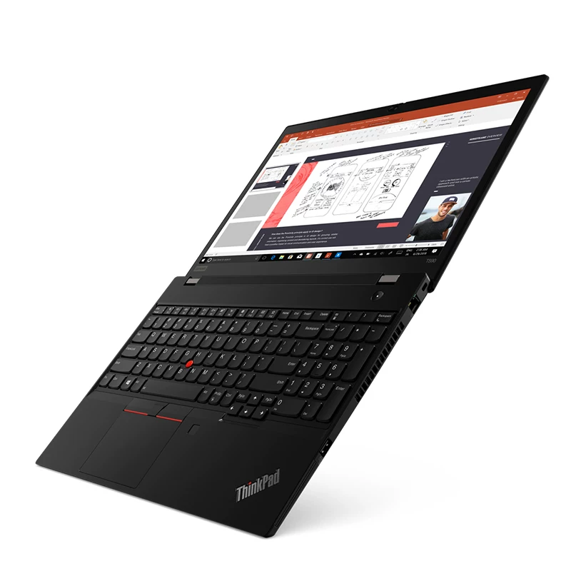 Lenovo, дизайнерский четырёхъядерный ноутбук, thinkpad, T590, 15.6 дюймов, широкий экран, бизнес-версия, intel core i7, 512G