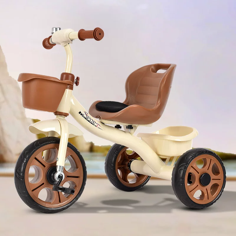 Children's tricycle, bicycle, 2-5 years old, male and female, 3-year-old, baby, handcart, lightweight foot pedal, sliding bicycle