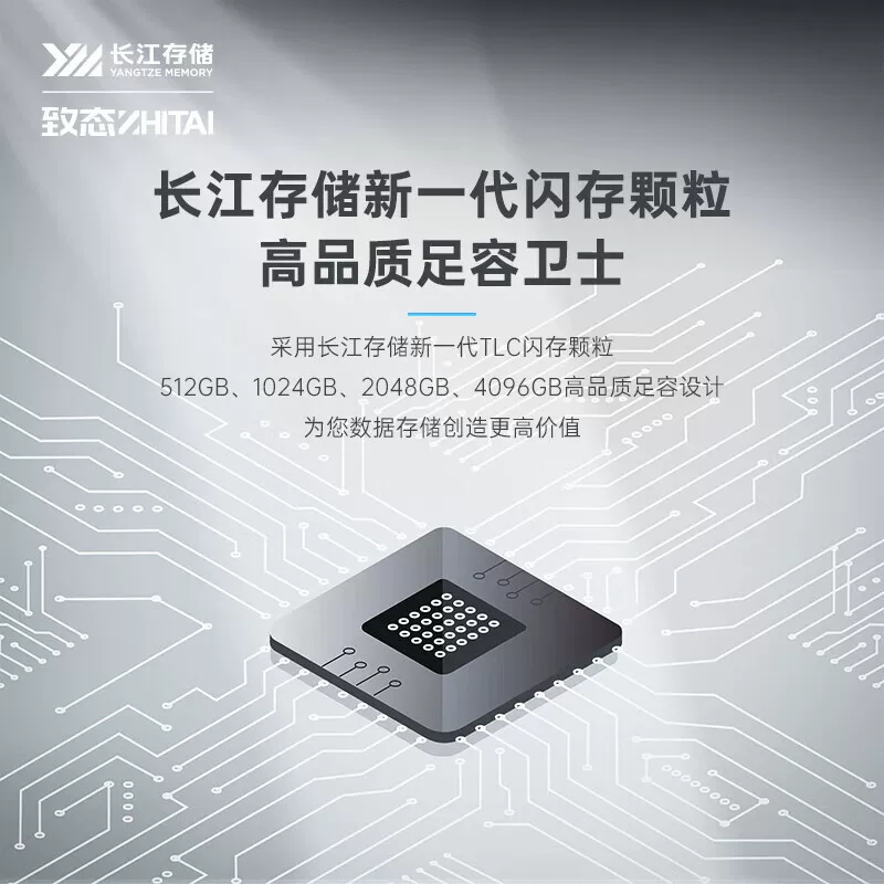 致态 TiPlus 7100 1 ТБ 2 ТБ M.2 Протокол NVME PCIE4.0 Твердотельный накопитель Yangtze River Storage