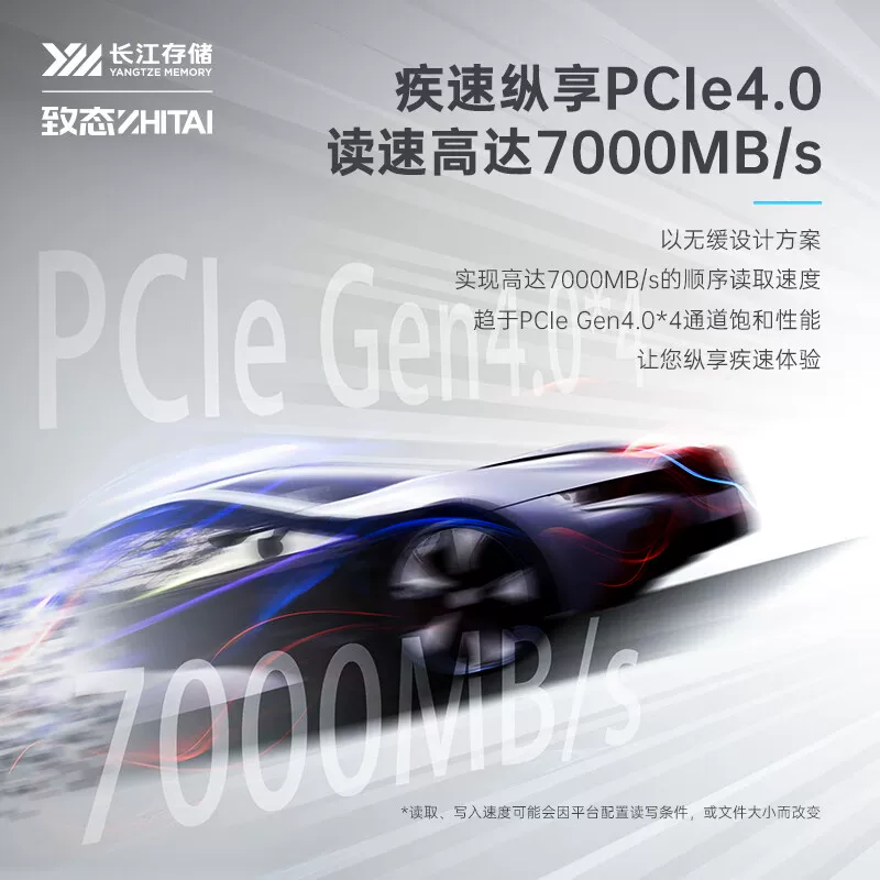 致态 TiPlus 7100 1 ТБ 2 ТБ M.2 Протокол NVME PCIE4.0 Твердотельный накопитель Yangtze River Storage