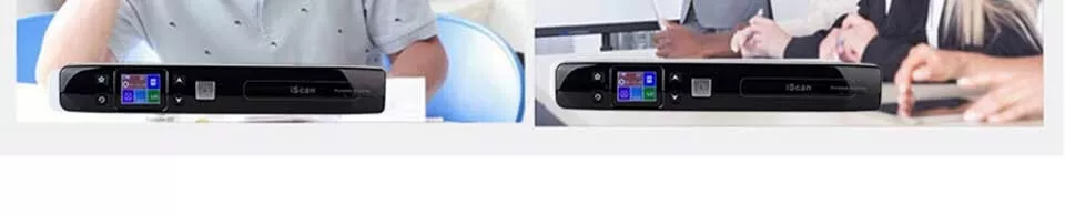Portable A4 high-definition office handheld scanner with scanning pen, drawing pen, text, photo, ID, wireless cable scanner, home borderless scanner