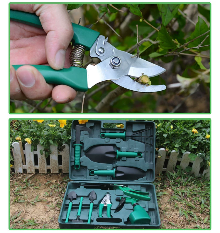 Home gardening flower planting tool set stainless steel flower shovel, rake shovel, flower and vegetable cultivation tool, potted plant, soil loosening small shovel