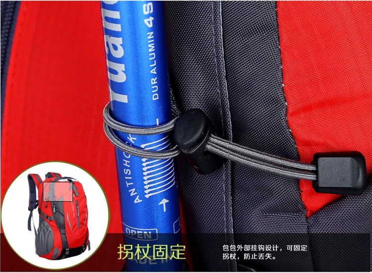 Outdoor hiking bag 40L large capacity lightweight travel backpack for men and women, waterproof riding backpack, backpack