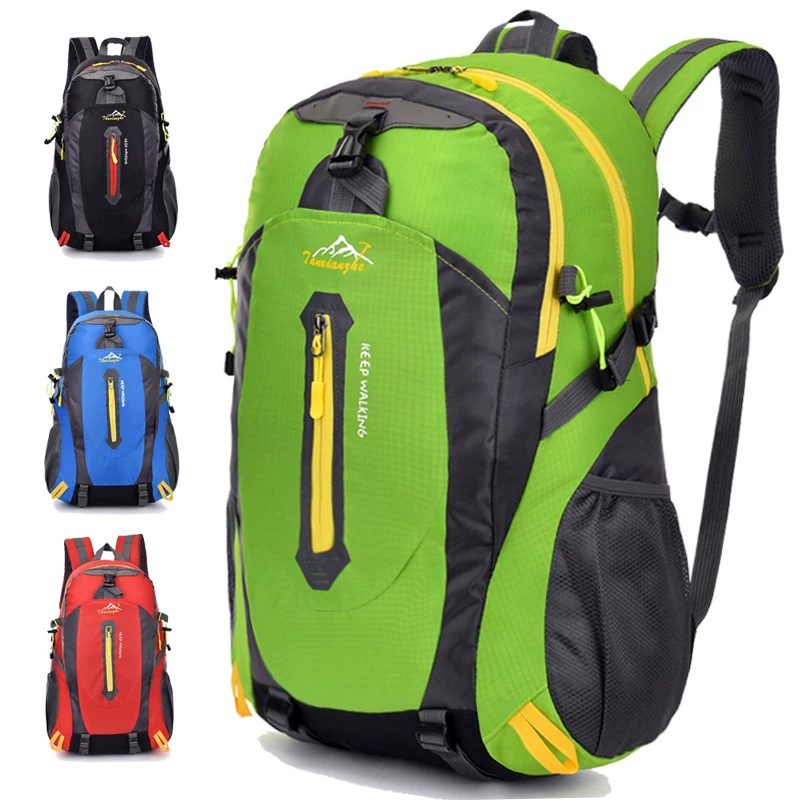 Outdoor hiking bag 40L large capacity lightweight travel backpack for men and women, waterproof riding backpack, backpack