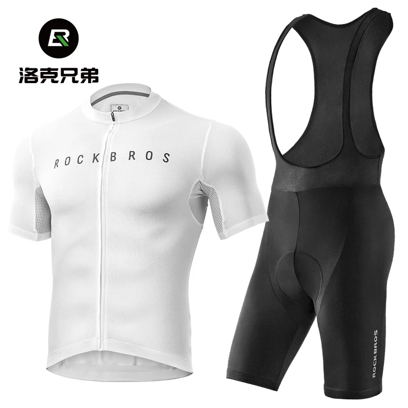 Rock Brothers Summer Short sleeved Shorts Men's and Women's Highway Mountain Bike Clothes ROCKBROS YKK Zipper Professional Cycling Equipment