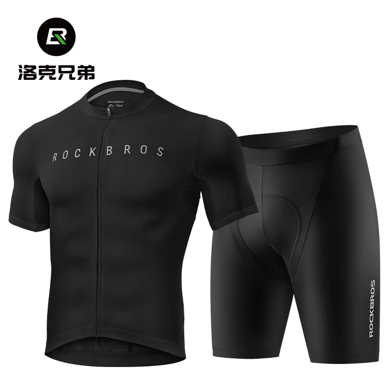 Rock Brothers Summer Short sleeved Shorts Men's and Women's Highway Mountain Bike Clothes ROCKBROS YKK Zipper Professional Cycling Equipment