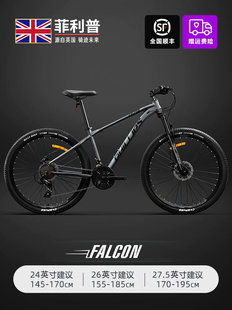 Philip 27 Speed Shock Absorbed Mountain Bike Adult Male Female 26 inch Off road Mountain Bike
