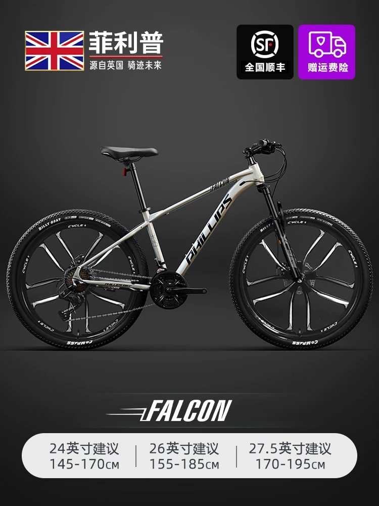Philip 27 Speed Shock Absorbed Mountain Bike Adult Male Female 26 inch Off road Mountain Bike