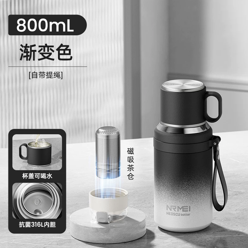 316 stainless steel insulated cup for men, large capacity 2026 new model, cold insulated steaming tea cup, water cup, kettle, genuine