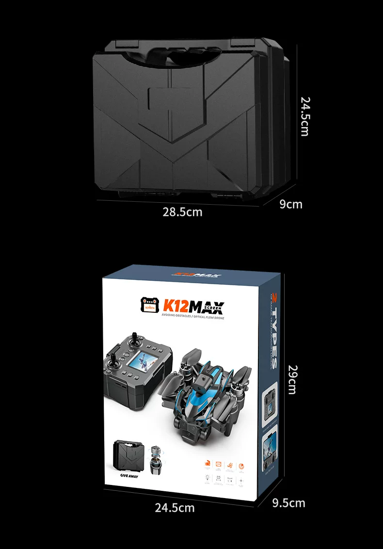 2025 new model with screen LCD remote control drone high-definition aerial photography hovering four axis drone children's toy