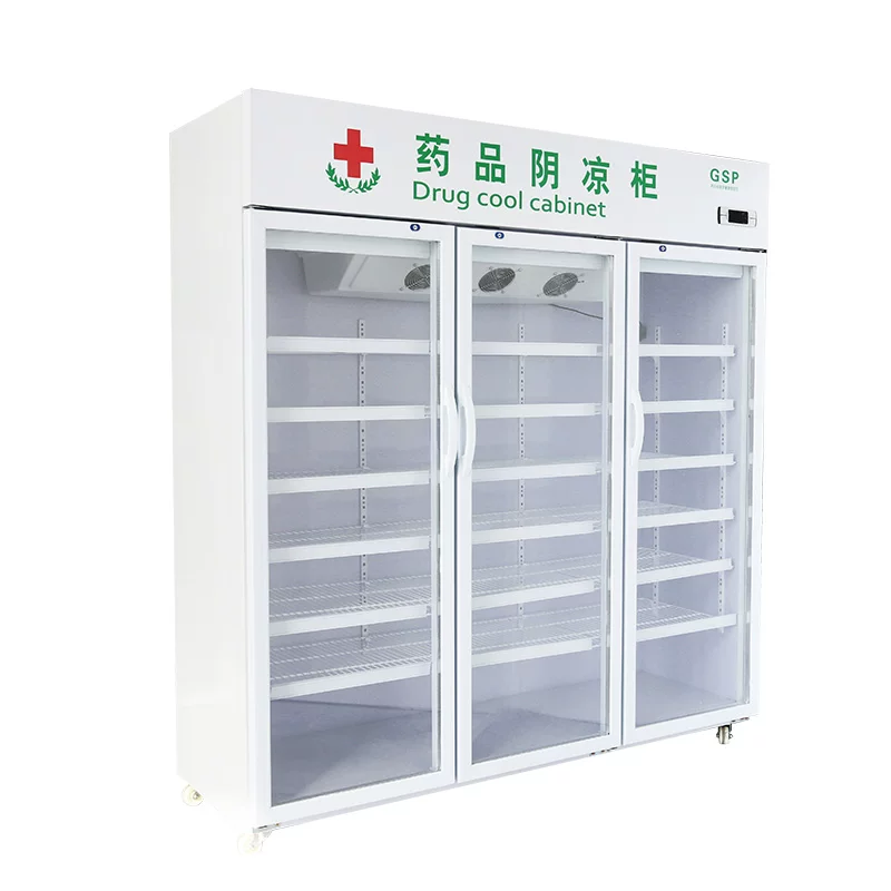 Медицинский холодильный шкаф Medicine Cool Cabinet, вертикальный, однодверный/двухдверный/трехдверный, 380 Вт, 1200 л