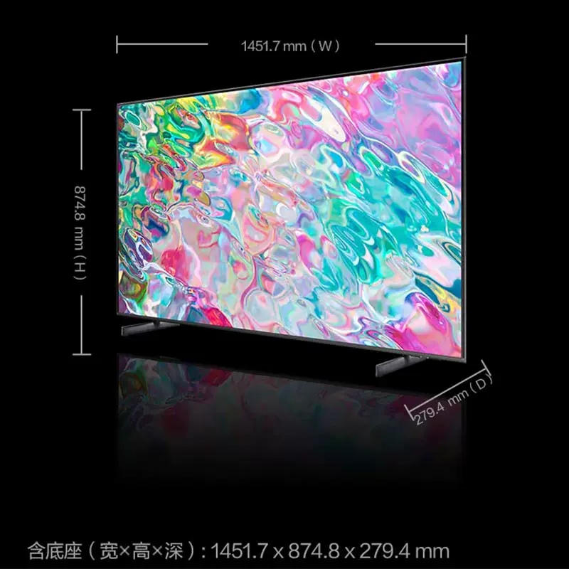 Samsung 65-дюймовый 65Q70C Новый продукт 120 Гц Ультра-тонкий 4K Ultra-High Definition QLED Smart Voice Gaming TV
