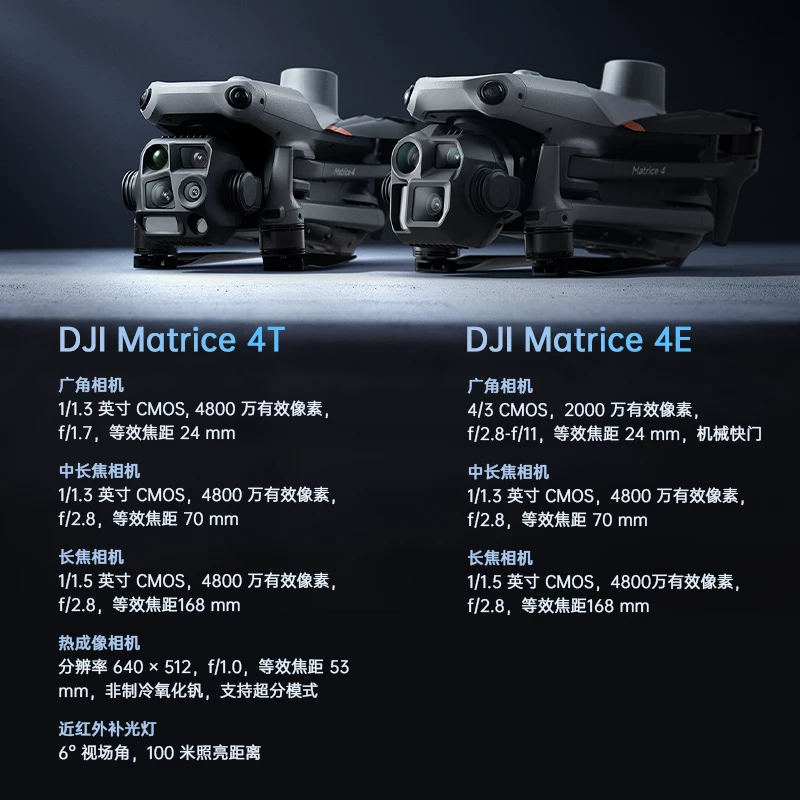 DJI Yu 4T thermal imaging drone M4E Yu 3t emergency mapping drone inspection power infrared night vision device
