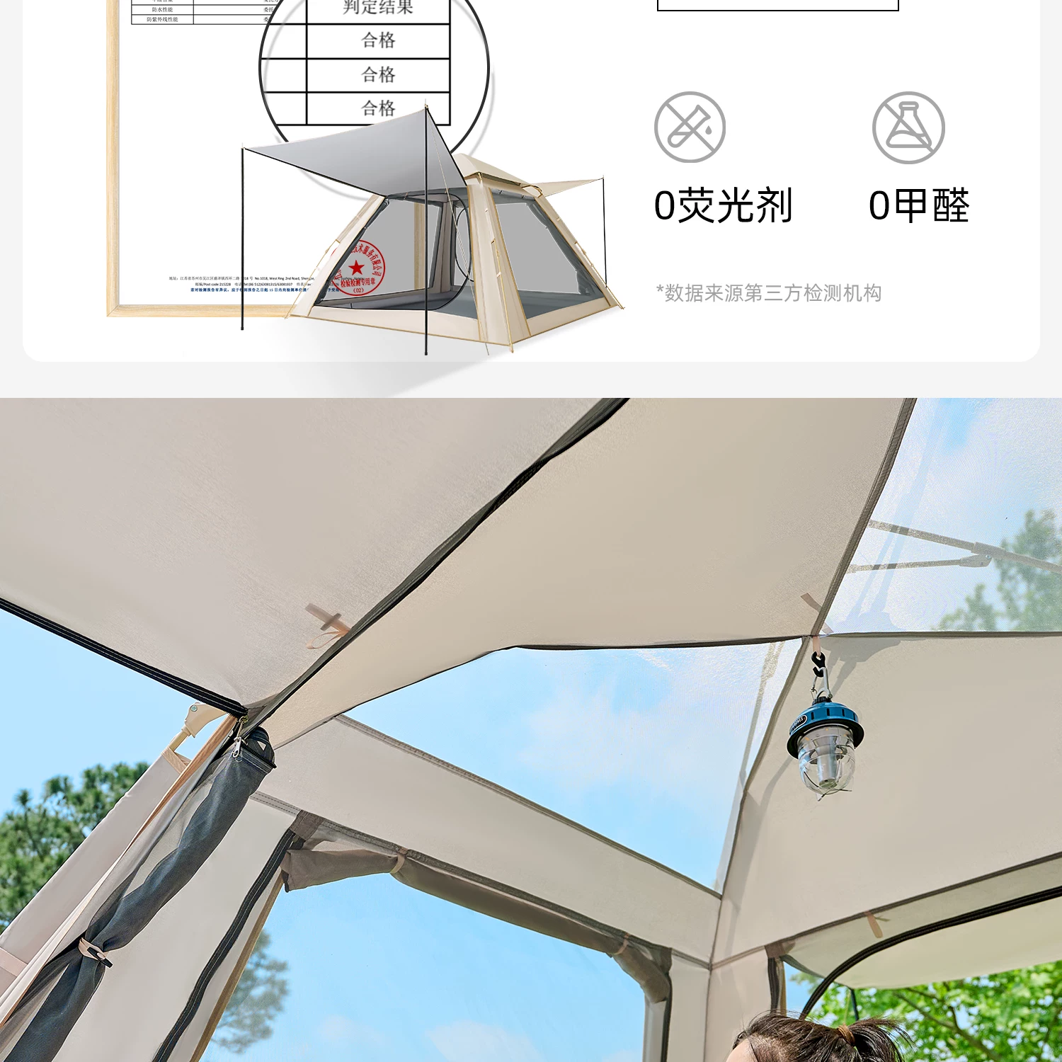 Urbanwave Tent Outdoor Portable Folding Camping Overnight Rainproof Thickened Outdoor Camping Equipment Automatic