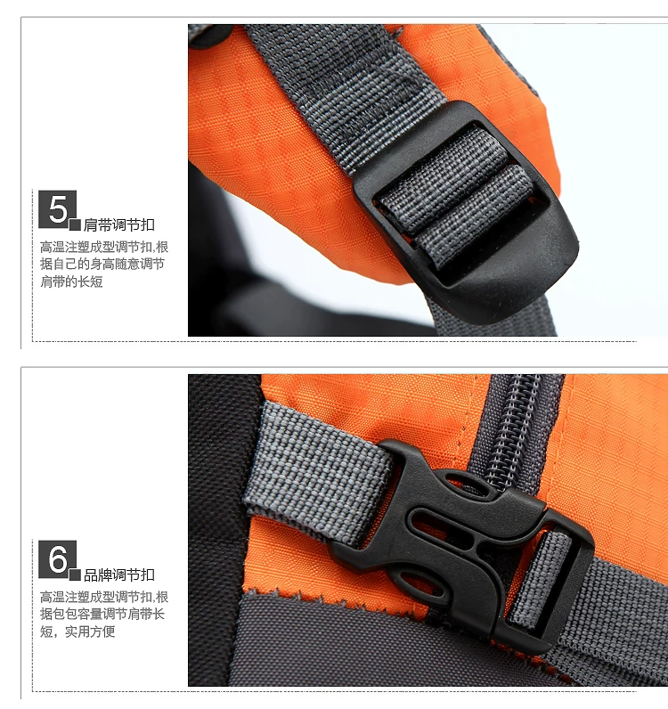 New lightweight outdoor hiking bag 40L waterproof nylon backpack for men and women hiking backpack cycling bag