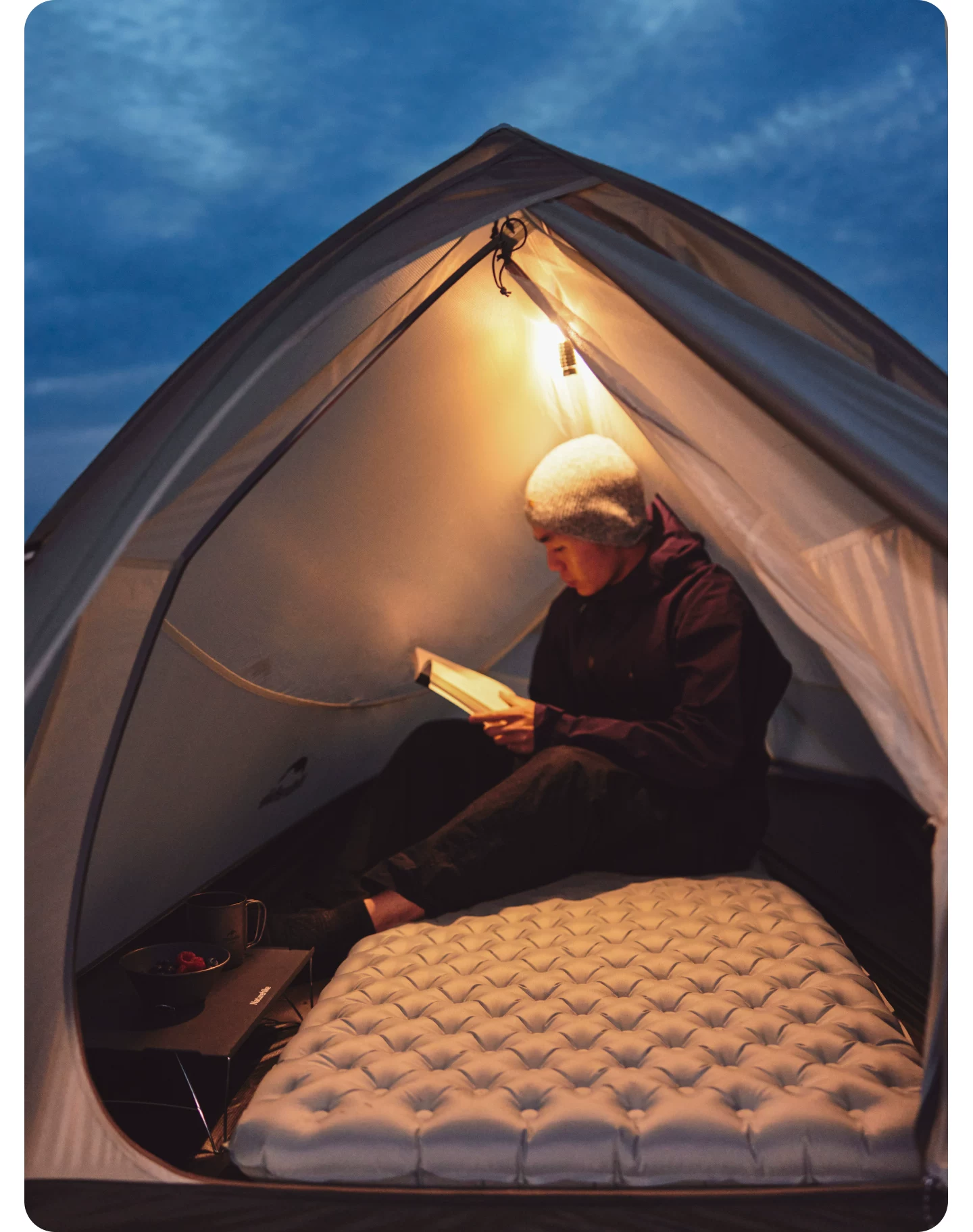 Professional mountaineering lightweight tent, three seasons outdoor camping tent, Nuoke Yunshang series single person ultra light tent