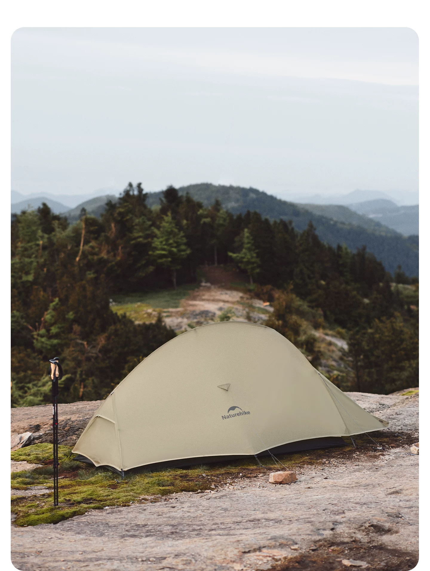 Professional mountaineering lightweight tent, three seasons outdoor camping tent, Nuoke Yunshang series single person ultra light tent