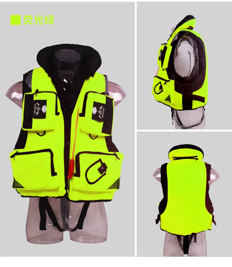 Fishing life jacket, portable adult vest, high buoyancy rock fishing, sea fishing boat fishing suit, adult