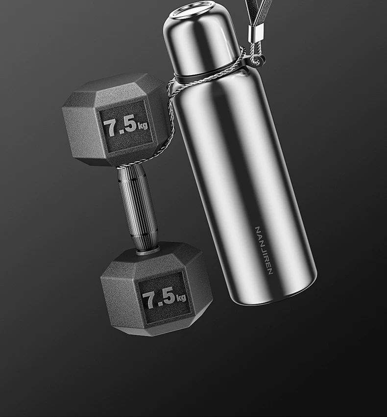 316 stainless steel insulated cup, men's and women's tea cup, large capacity water cup pot, 2025 new portable large bottle, genuine product