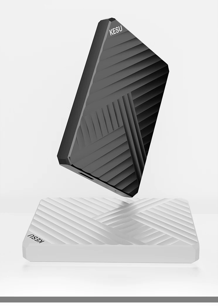 Keshuo 1TB portable hard drive connected to mobile phones and computers, high-speed 500g hard drive, portable 2TB mechanical hard drive, 320G
