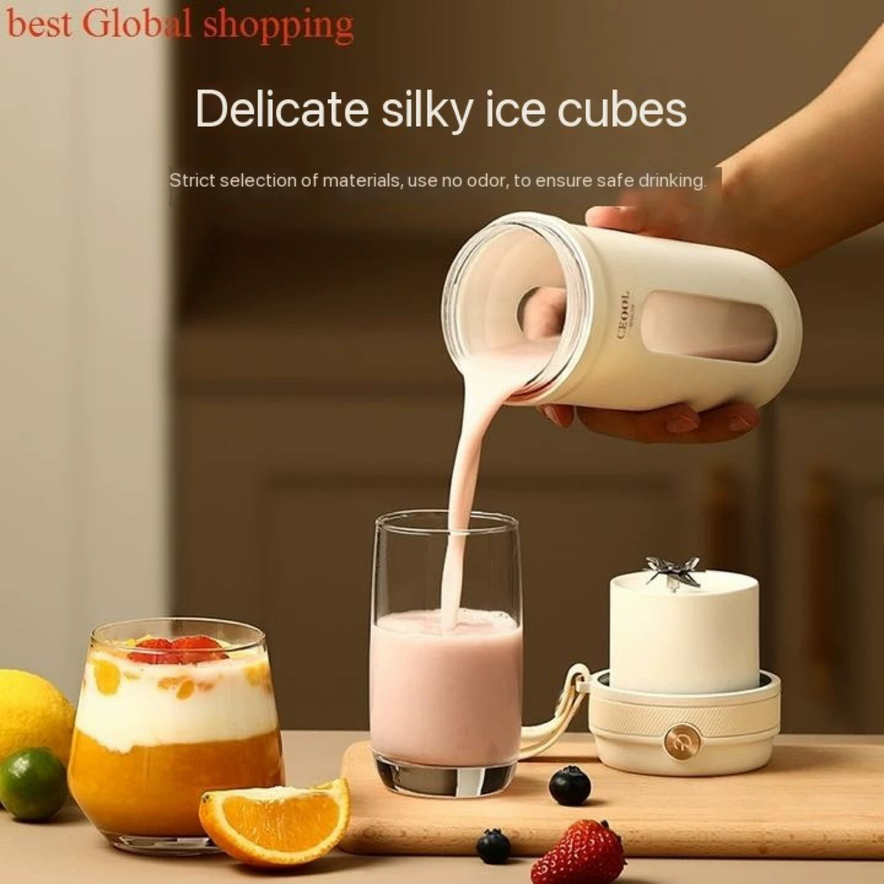 10 лезвий соковыжималка чашка 340 мл USB Smoothie Blender Food Mixer